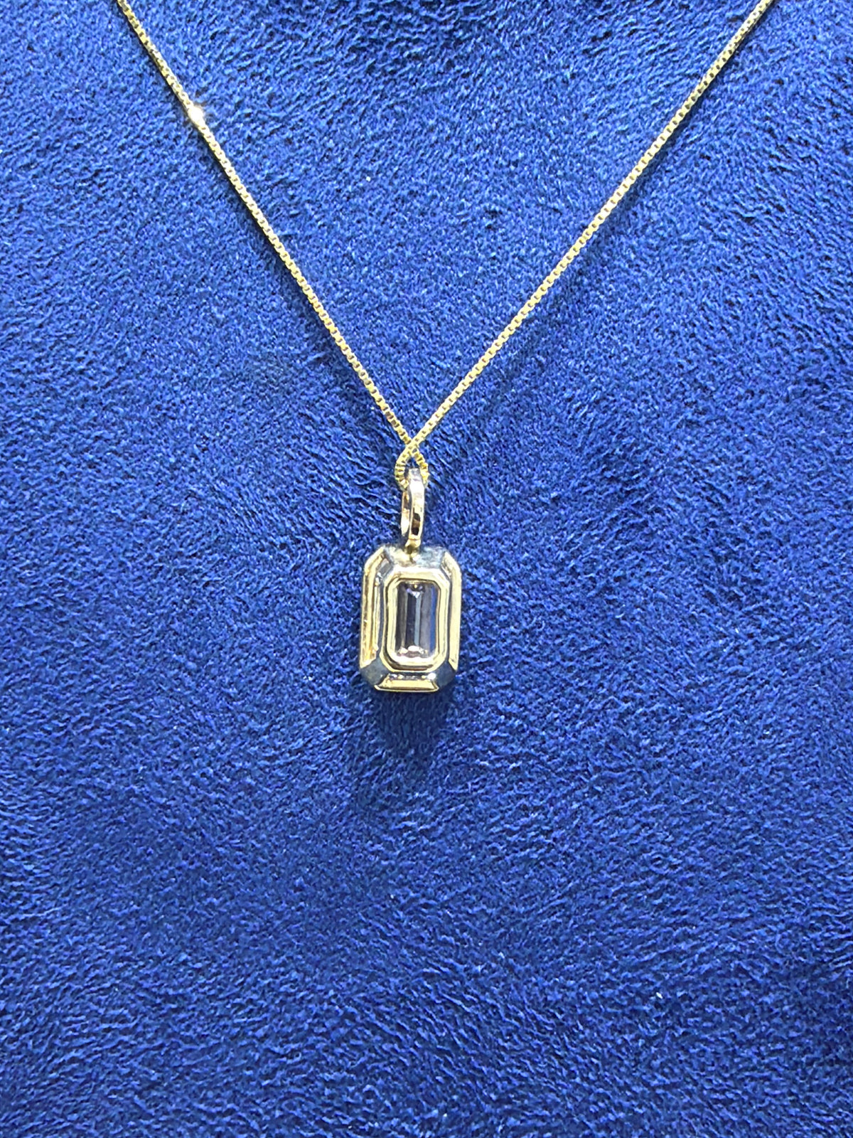 Emerald Diamond Pendant